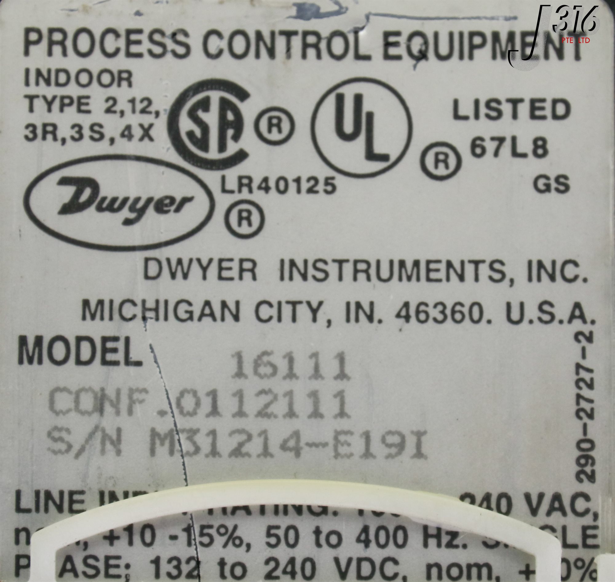 18418 DWYER TEMPERATURE CONTROLLER 16111 | eBay